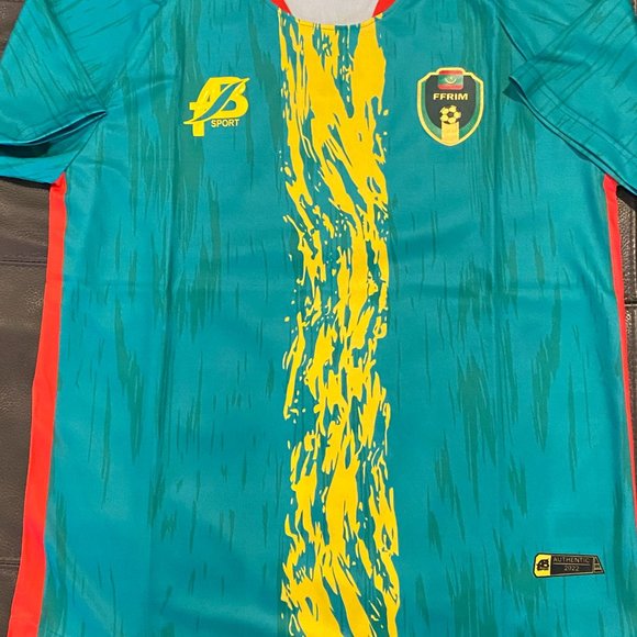 AB brand MAURITANIA National Team Men's Green JERSEY Sz M,L,XL  NEW w tags - Picture 4 of 4